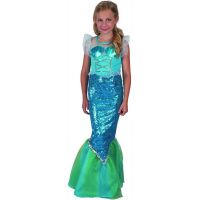 Made Šaty na karneval Morská panna 110 - 120 cm