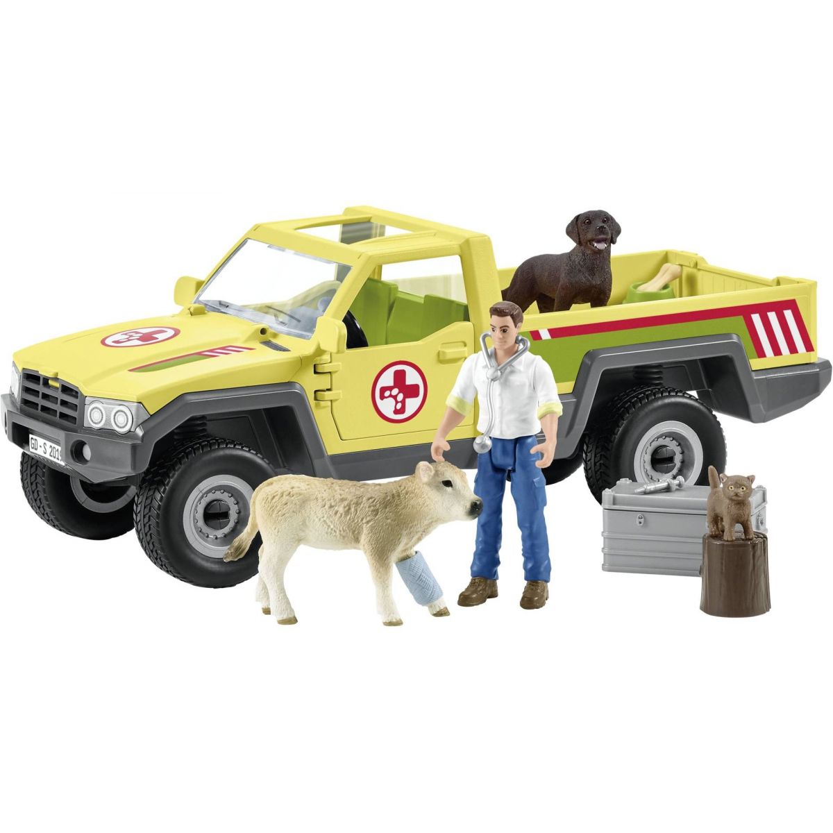 Schleich 42503 Záchranné terénní auto s veterinářem