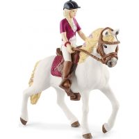 Schleich Blondína Sofia s pohyblivými kĺbmi na koni