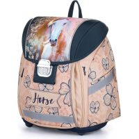 Karton P+P Školní batoh Premium Light Kůň romantic