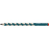 Ergonomická grafitová tužka pro praváky STABILO EASYgraph petrolejová HB 2