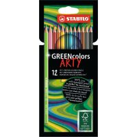Ekologická farebička STABILO GREENcolors ARTY 12 ks balenie