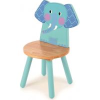 Tidlo Dřevěná židle Animal Slon
